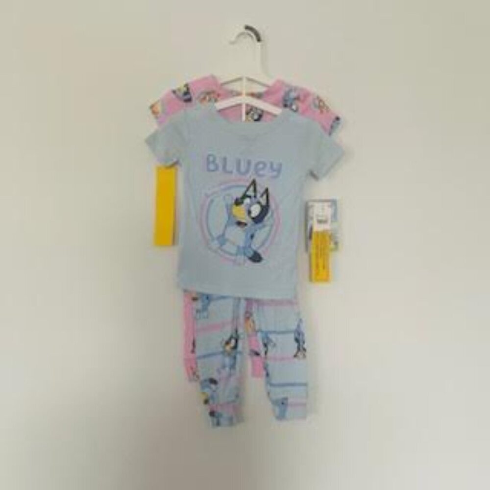Bluey Toddler 2T 2-Piece Pajama Set Cotton Snug Fit NWT
